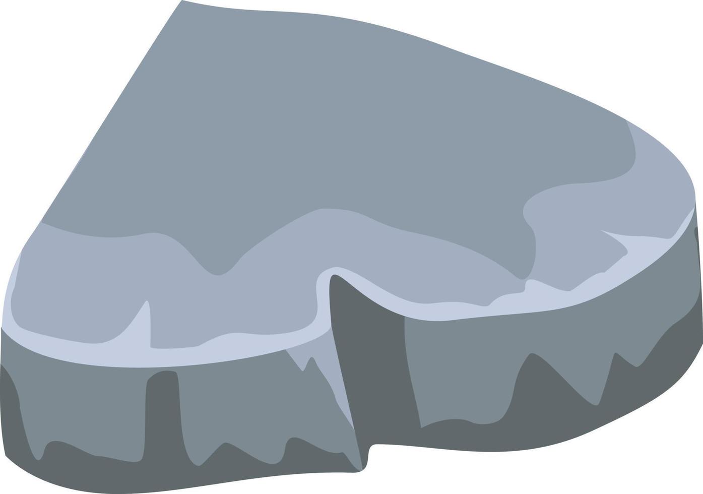 Stone ledge. Pile rock outdoor, mineral block mountain cliff, construction building, cartoon vector