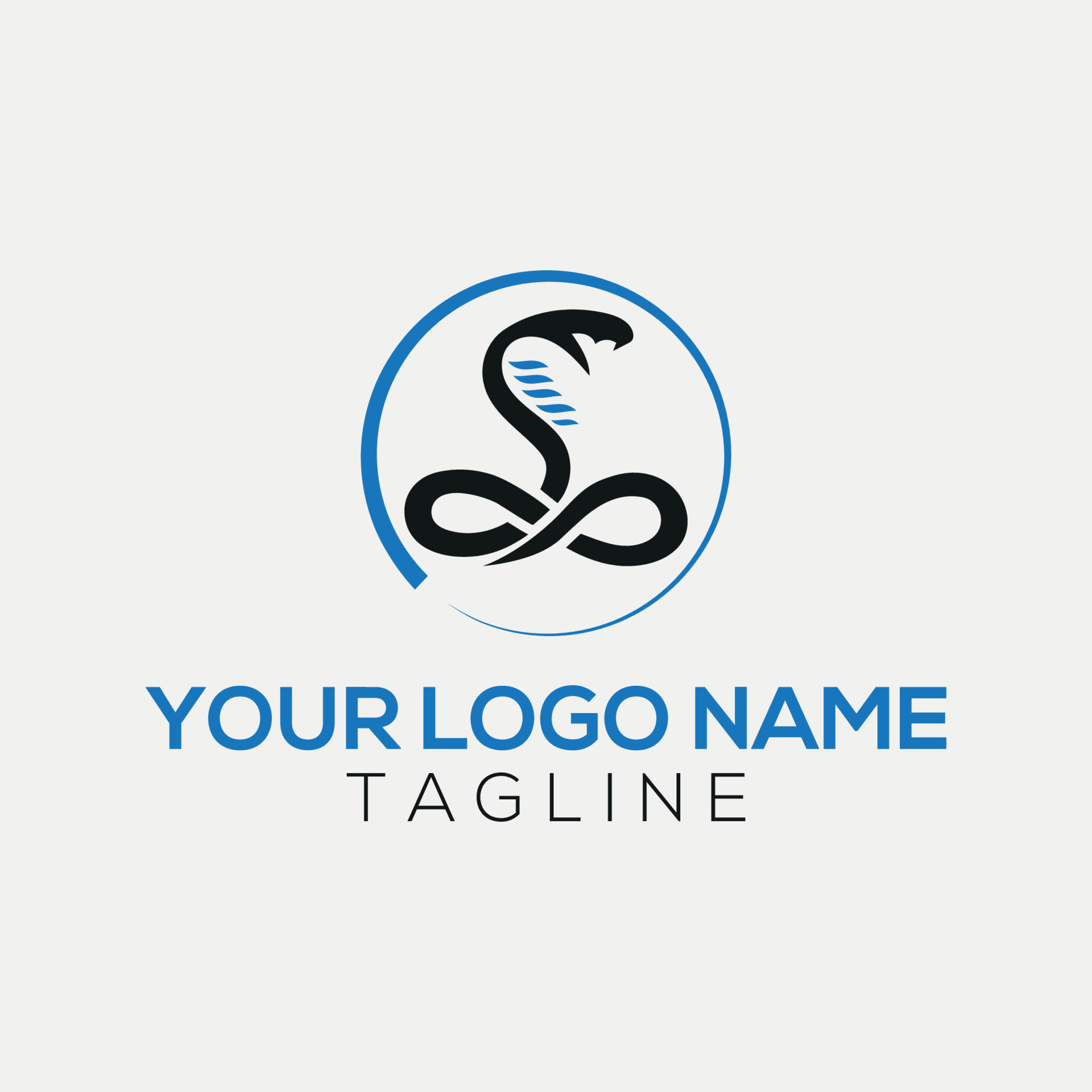 Snake icon logo design with vector format. 20264172 Vector Art at Vecteezy