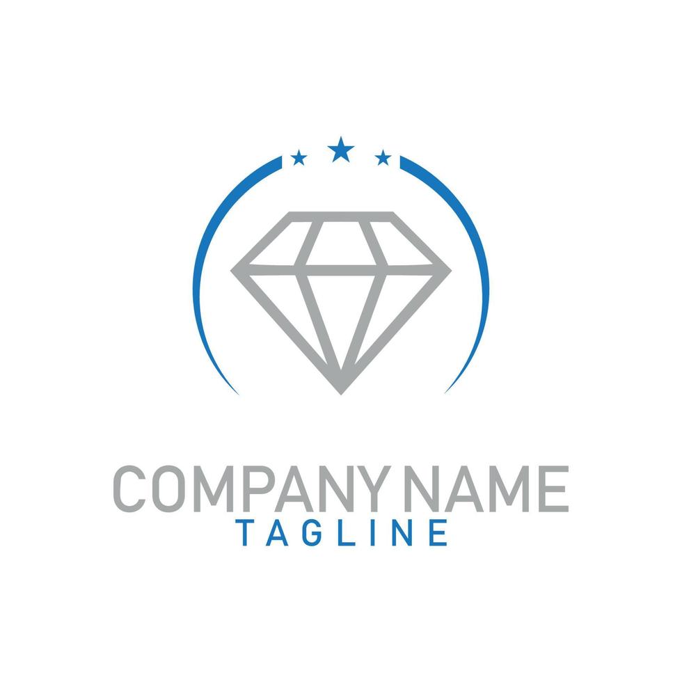 Diamond gold icon logo design with vector format.