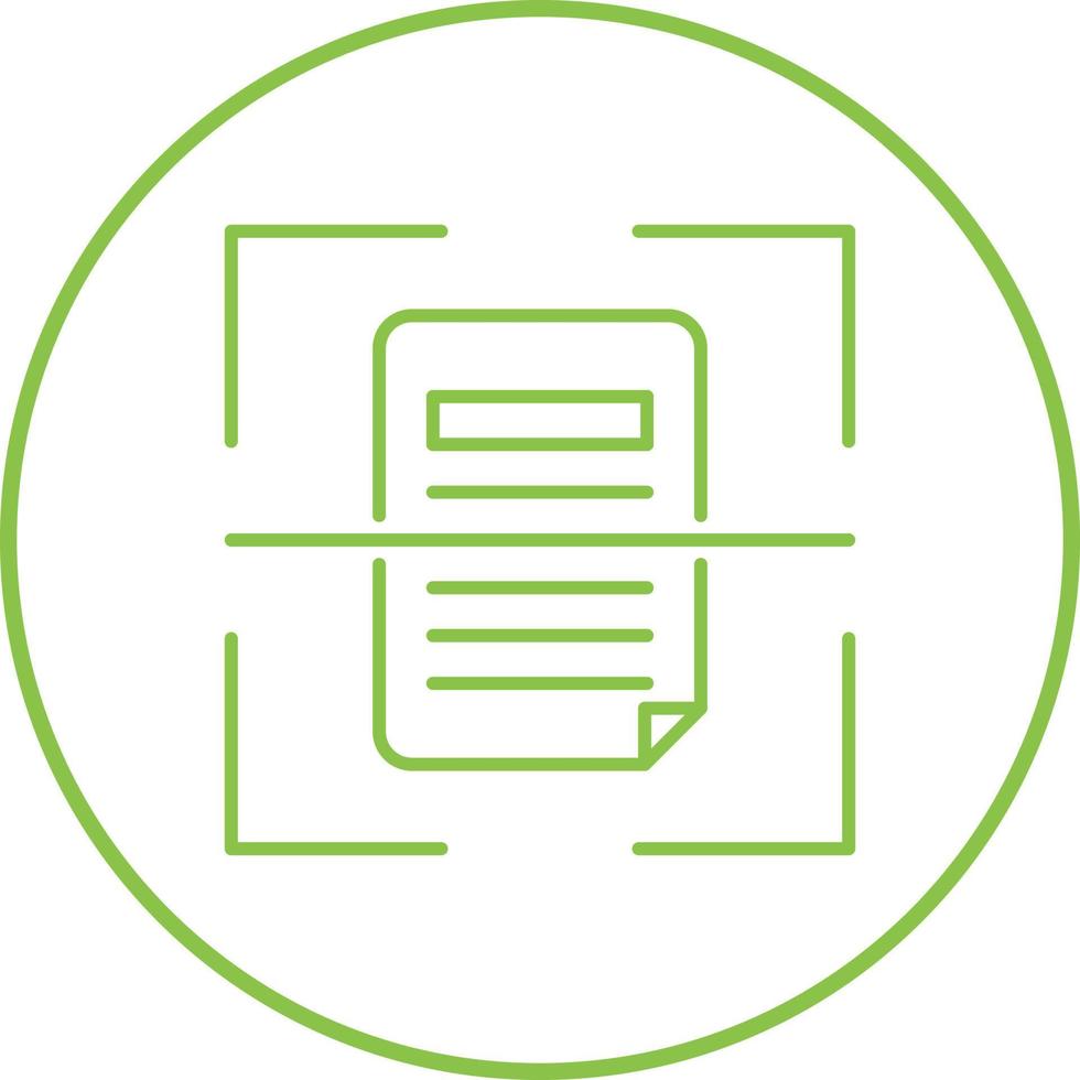 Scan Vector Icon