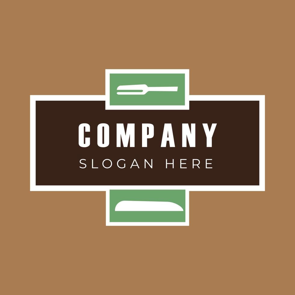 Creative Restaurant logo vector. vector