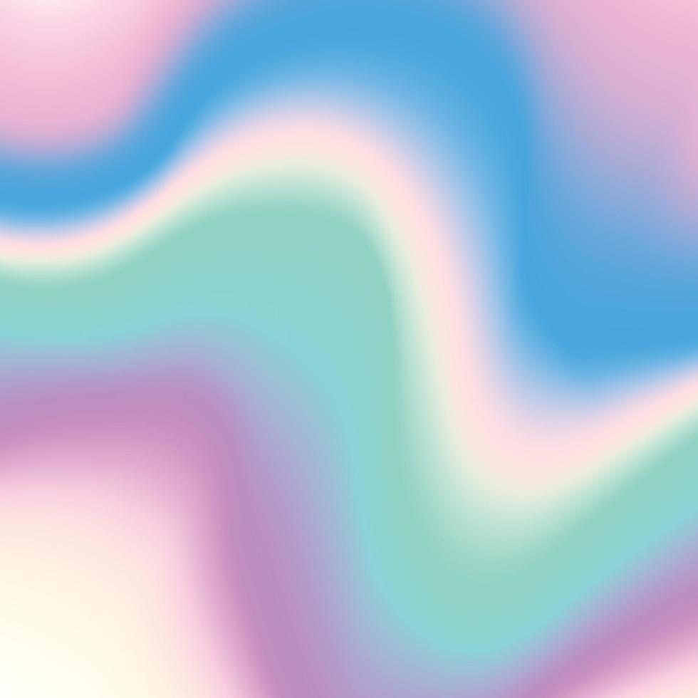 Abstract background of holographic foil. Wallpaper holographic pastel neon color surface with iridescent abstract. Illustration hologram Iridescent spectrum texture with soft curve and wave. vector