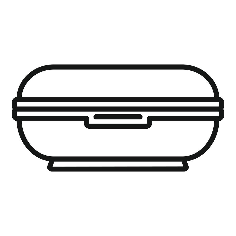 Lamp solarium icon outline vector. Spa salon vector