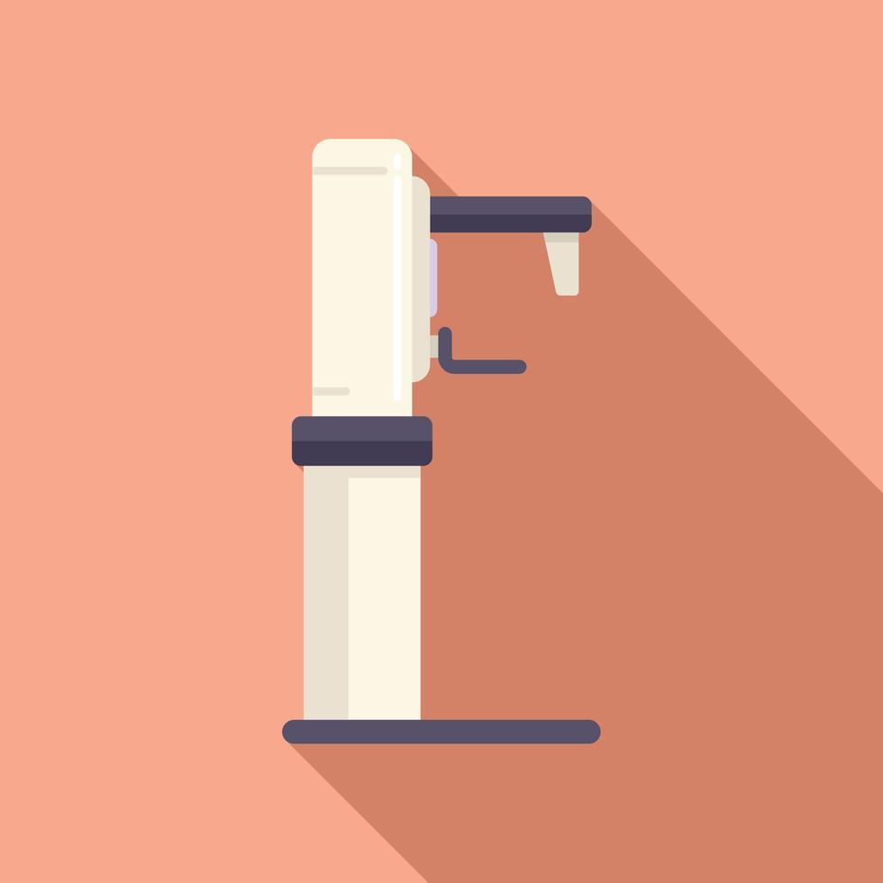 Lab mammography machine icon flat vector. Breast female vector