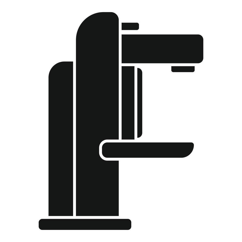 Woman mammography machine icon simple vector. Health clinic vector