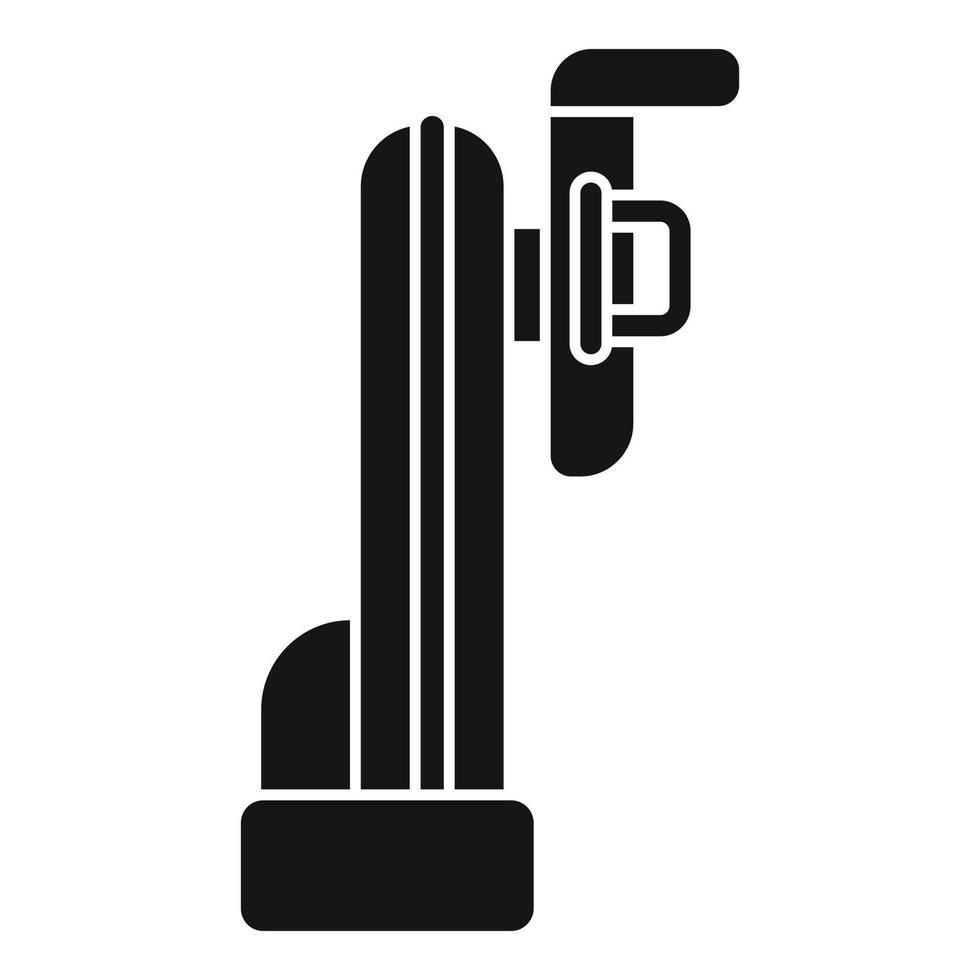 Cancer mammography machine icon simple vector. Breast health vector