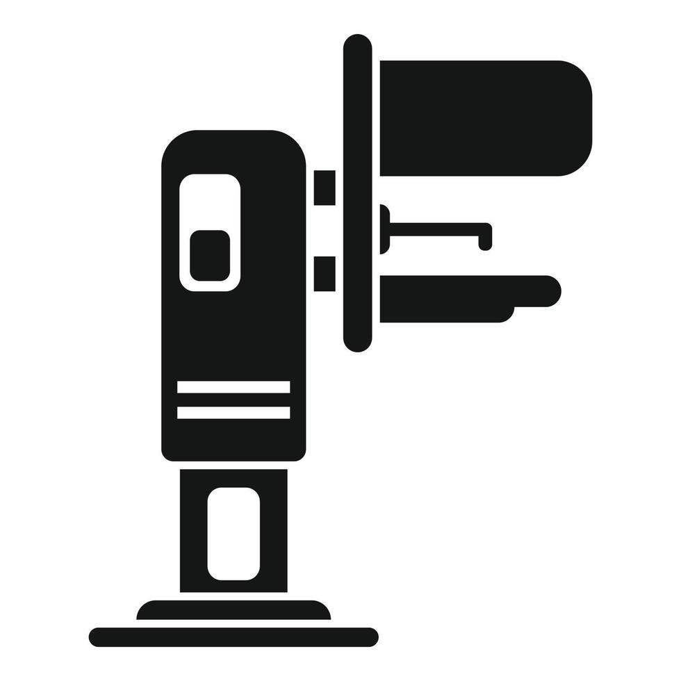 Clinic mammography machine icon simple vector. Patient lab vector