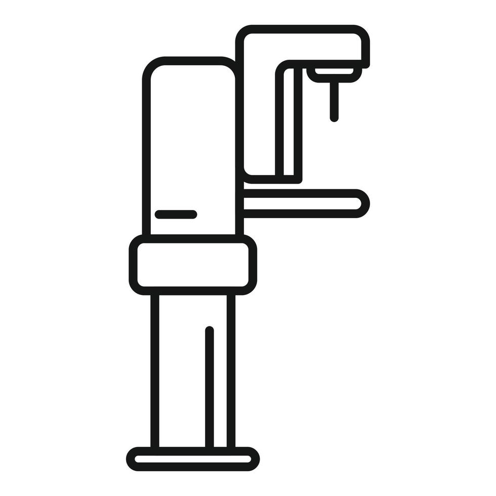 Screening mammography machine icon outline vector. Health clinic vector
