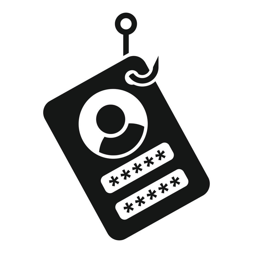 Data phishing icon simple vector. Virus hacker vector