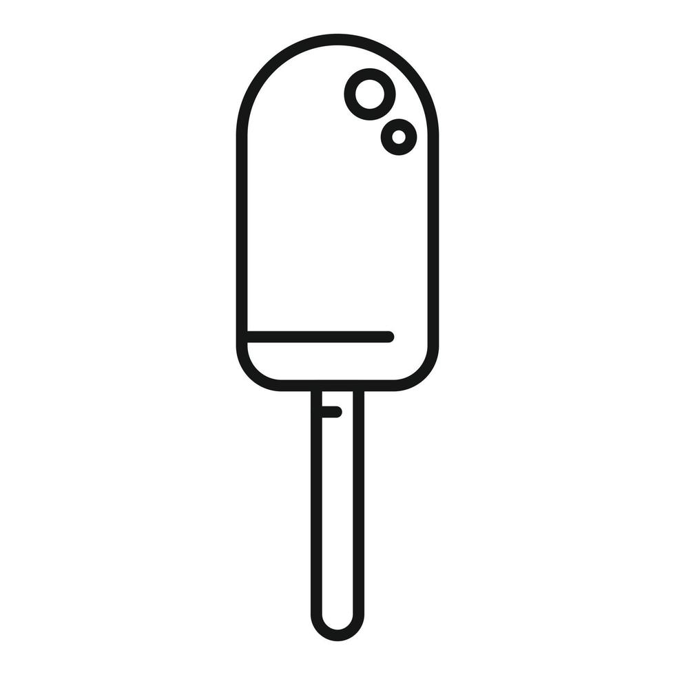 verano paleta de hielo icono contorno vector. agua parque vector