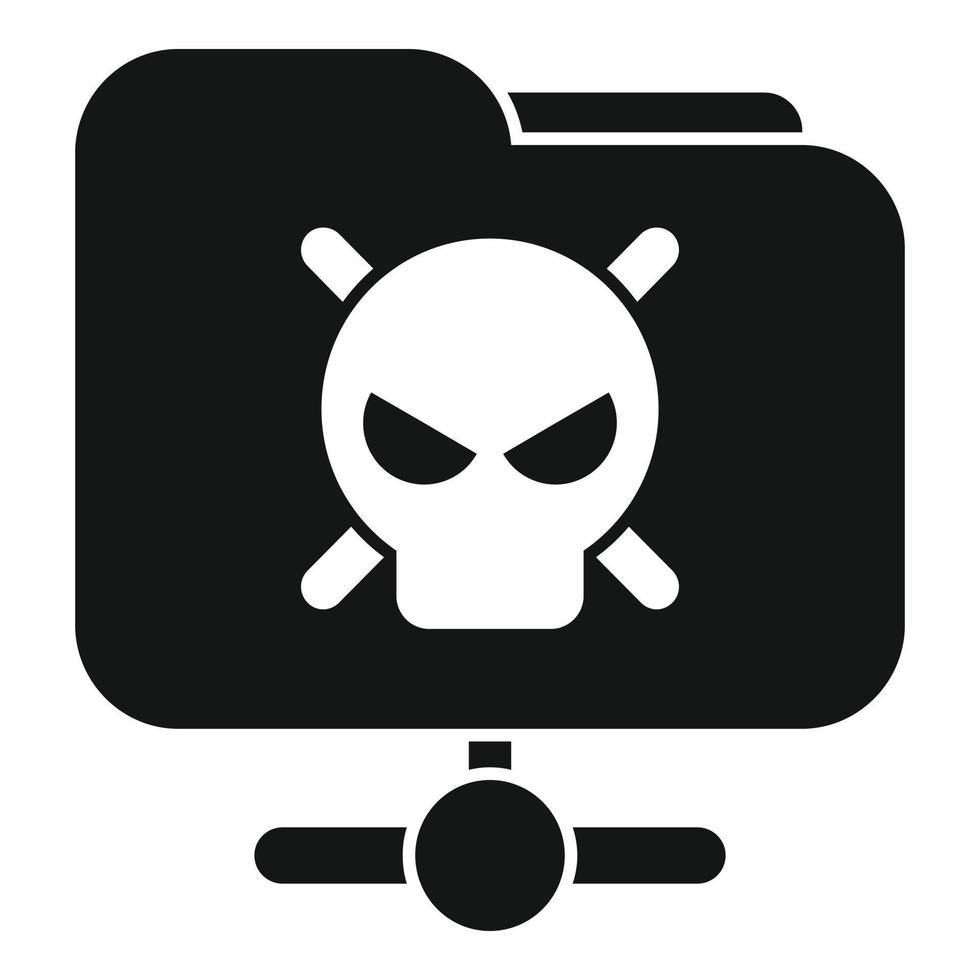 Malware icon simple vector. Virus error vector