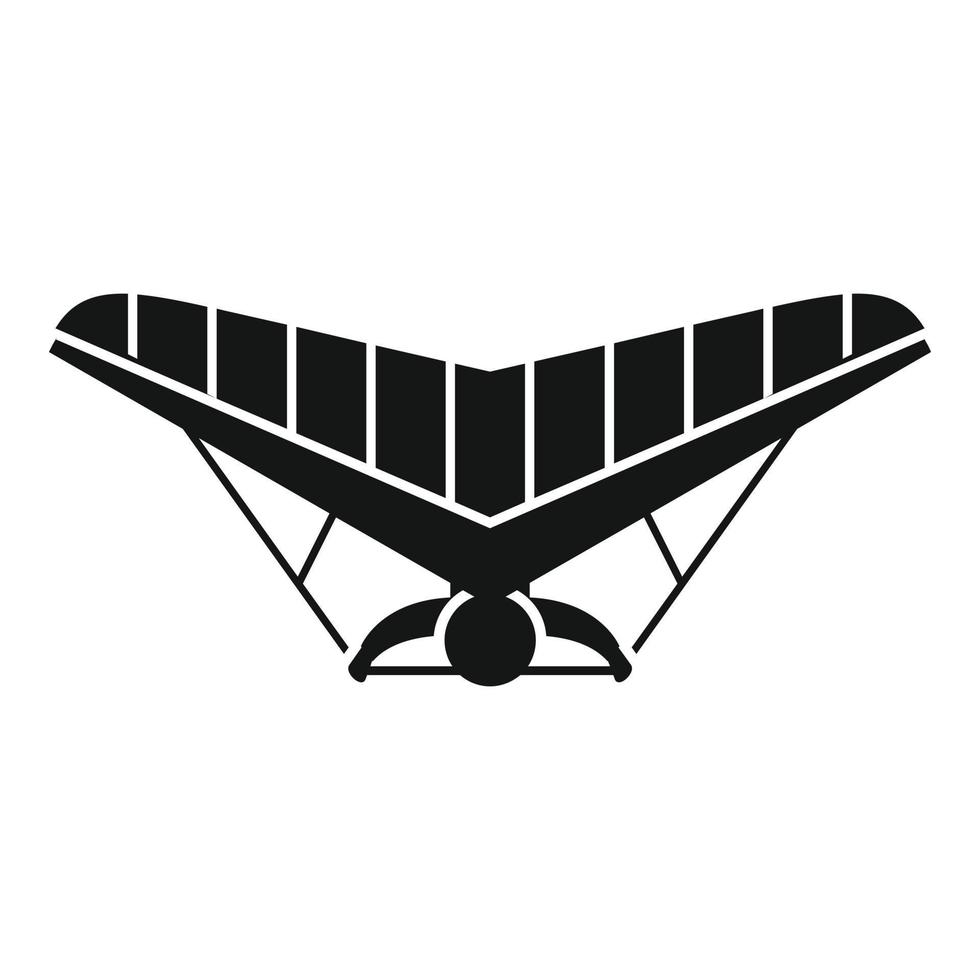 Gliding icon simple vector. Air hang vector