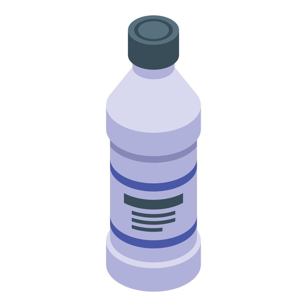 Bottle glue icon isometric vector. Epoxy liquid vector