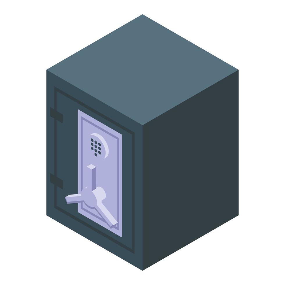 palanca seguro caja icono isométrica vector. ladrón herramienta vector