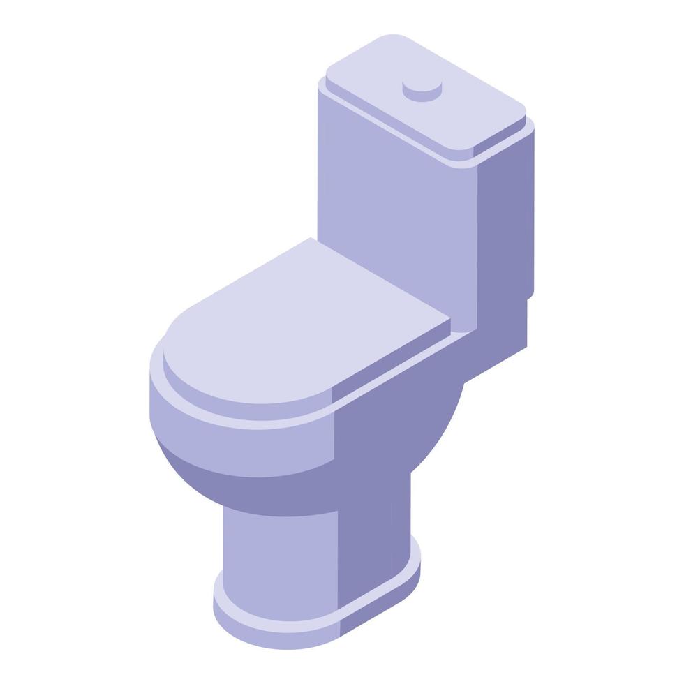 Toilet icon isometric vector. Room floor vector