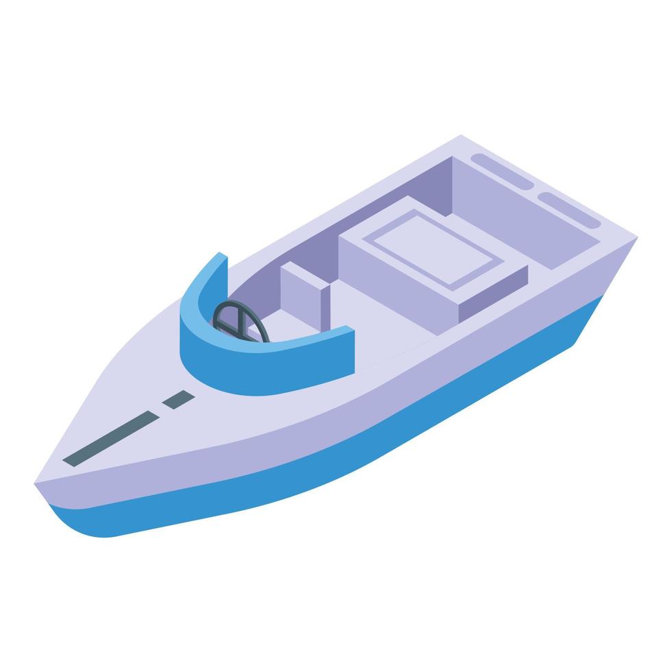 Speed ship icon isometric vector. Holiday activity vector