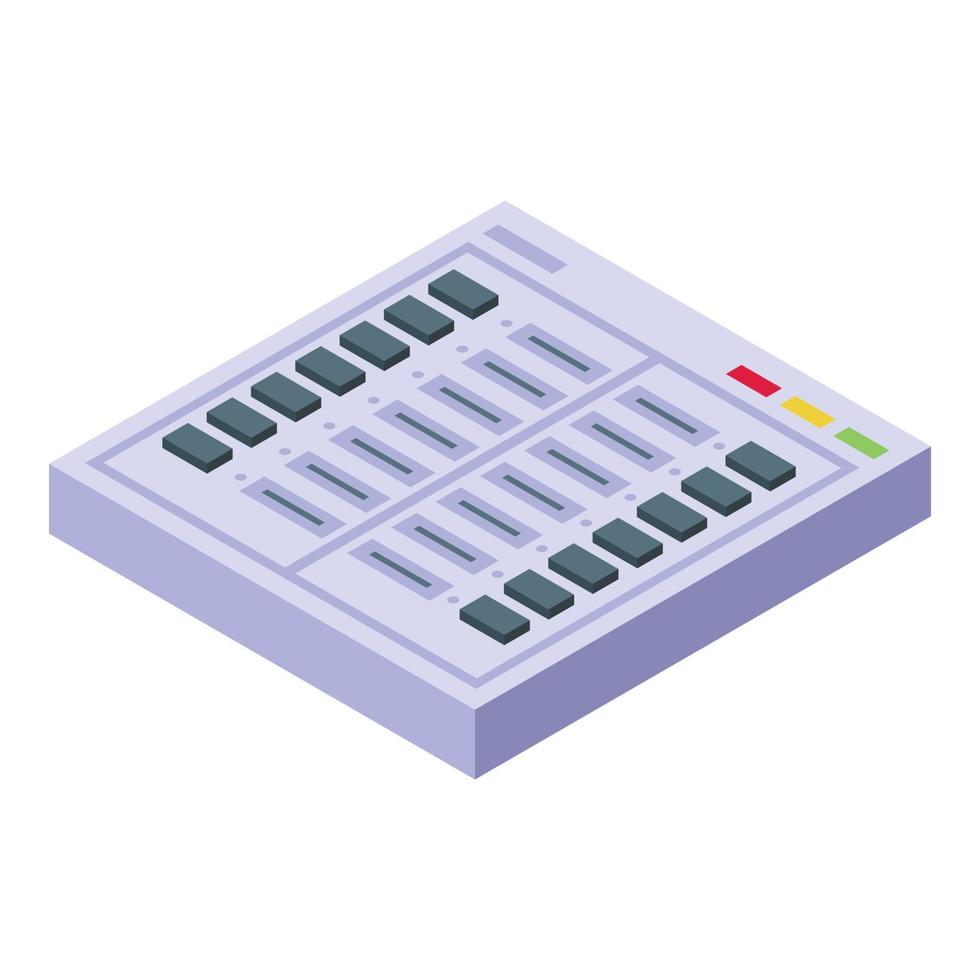 Voter device icon isometric vector. Voter online vector