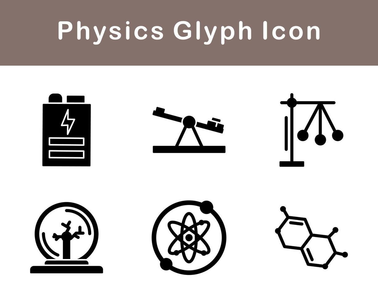 Physics Vector Icon Set