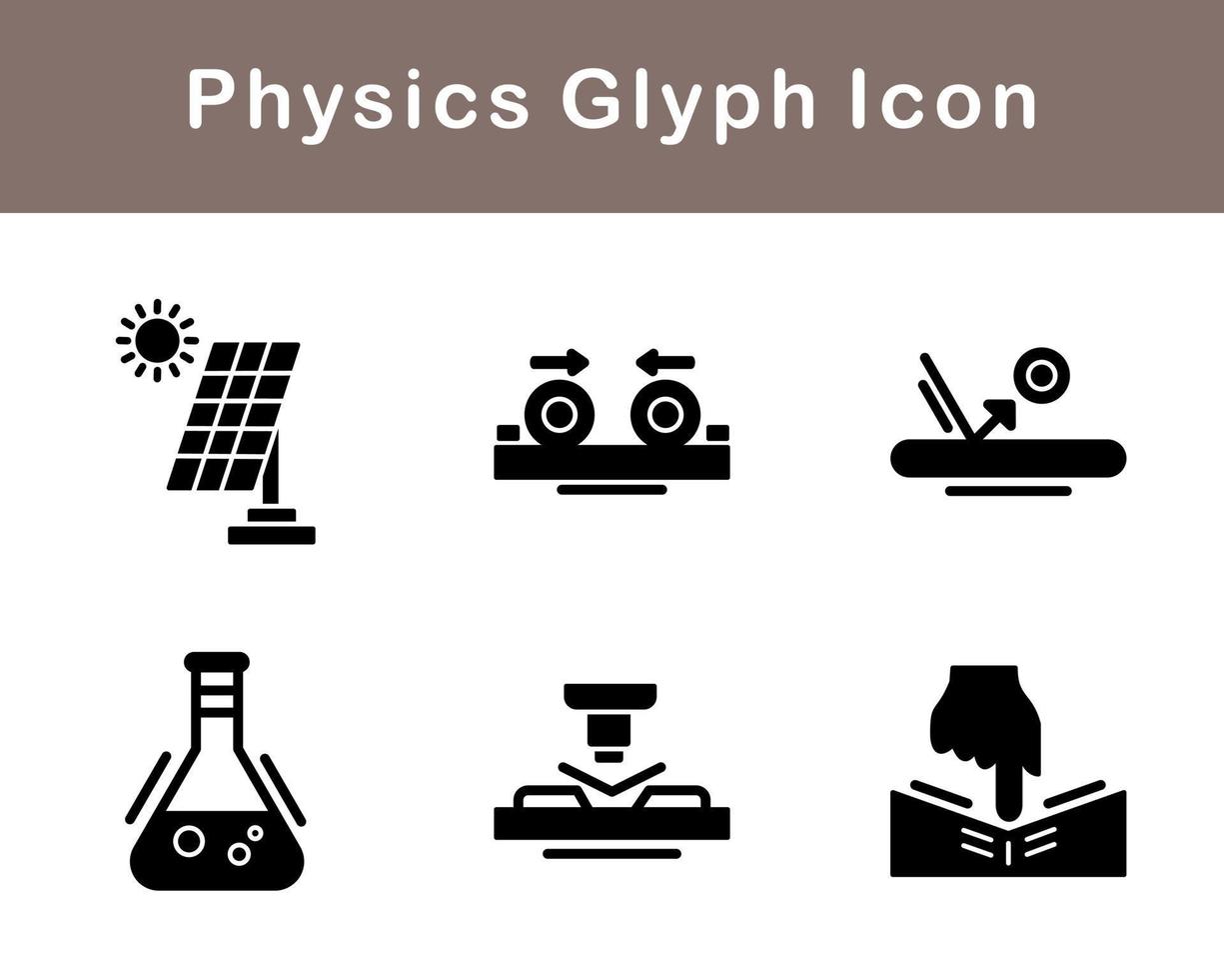 Physics Vector Icon Set