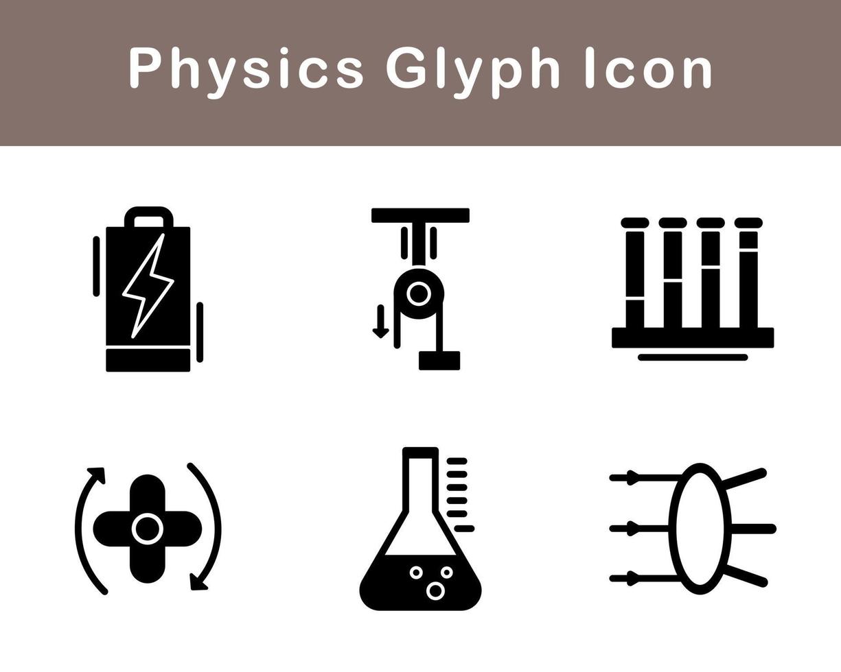 Physics Vector Icon Set