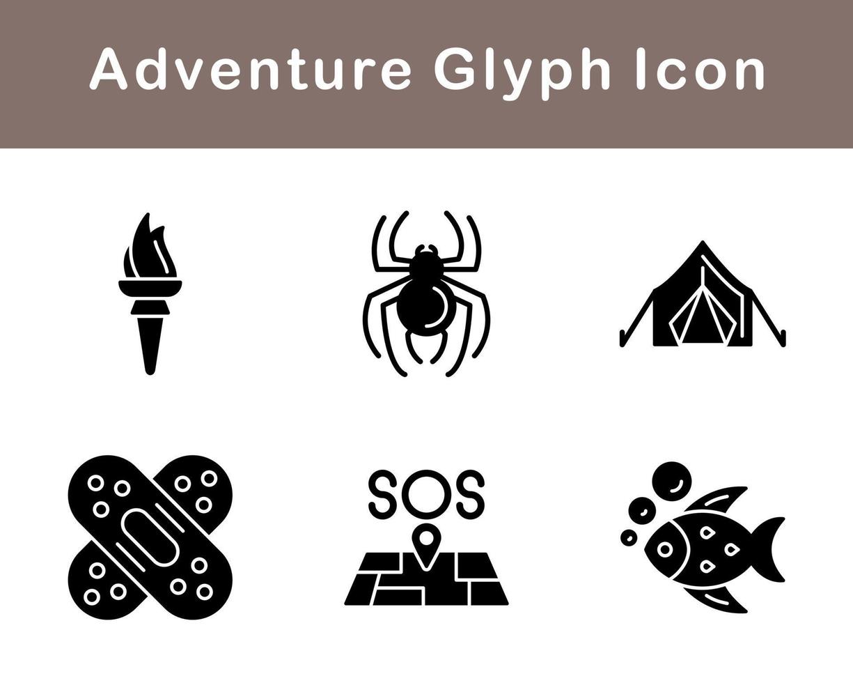 Adventure Vector Icon Set