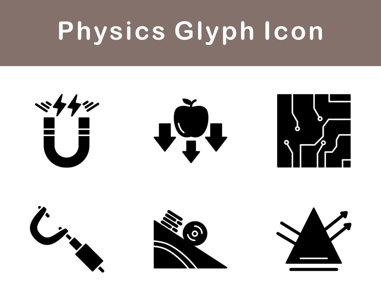 Physics Vector Icon Set