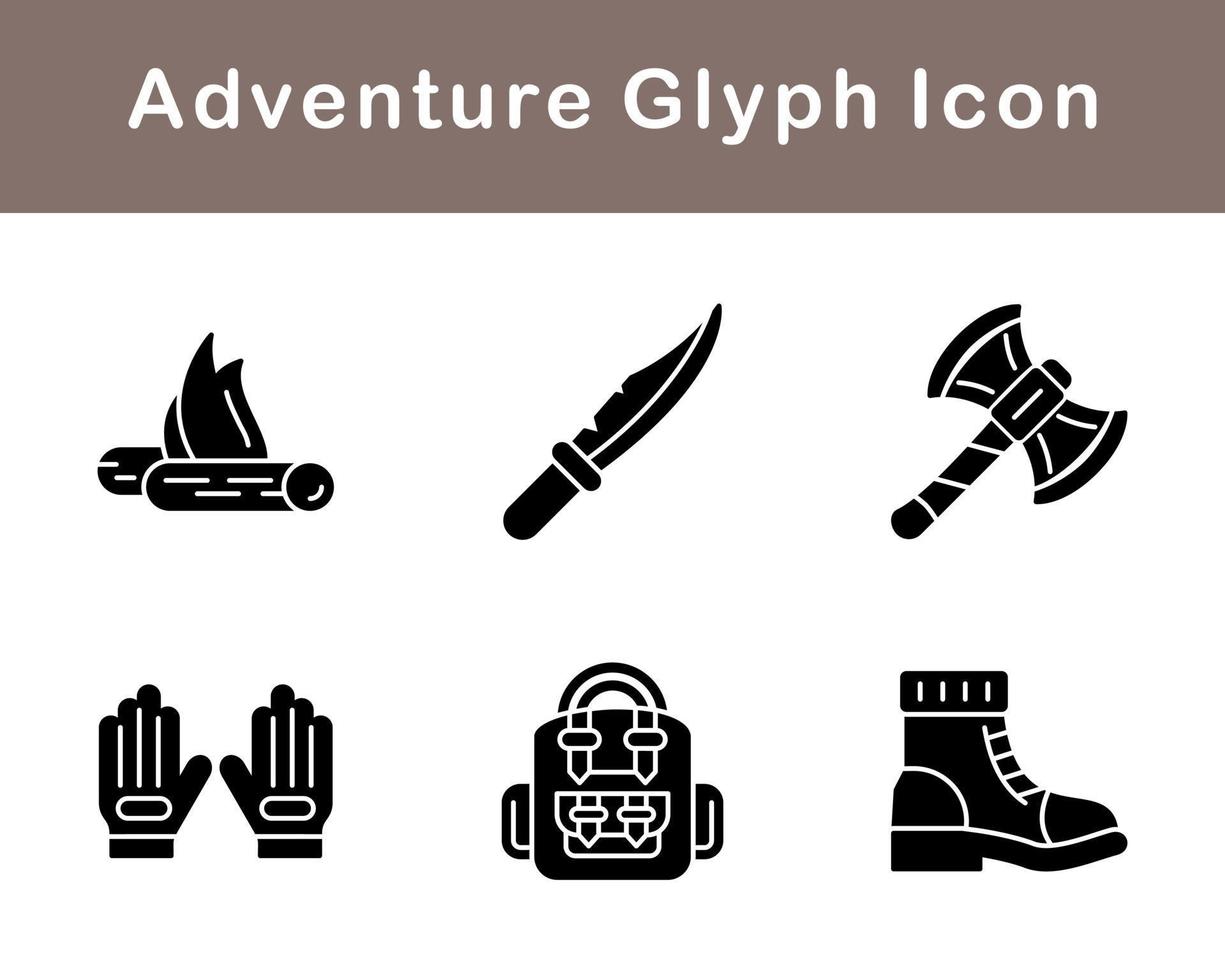 Adventure Vector Icon Set