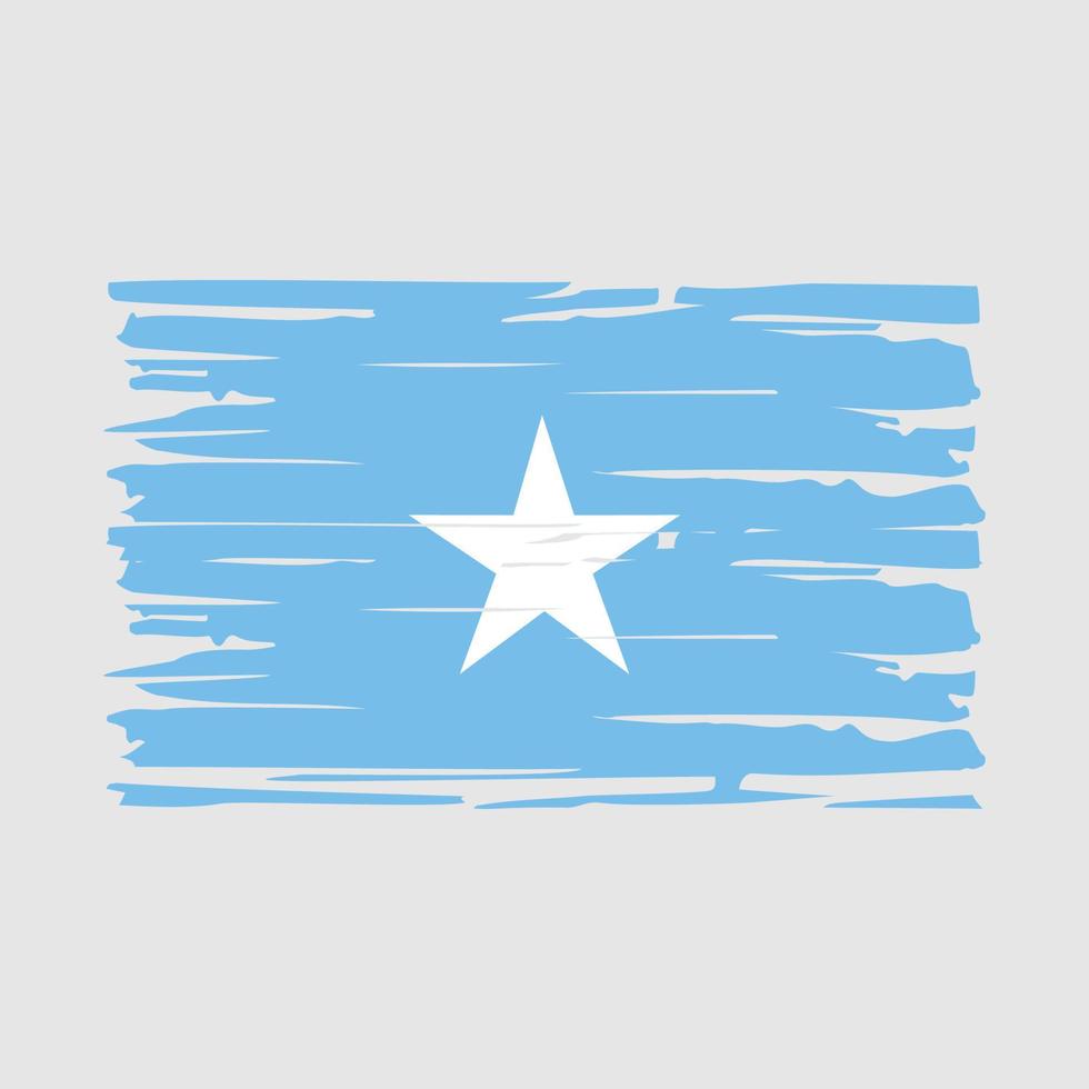 Somalia Flag Brush vector