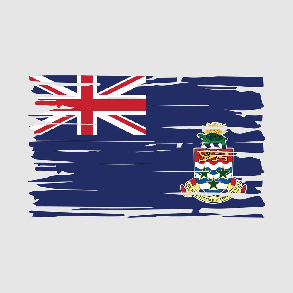 Cayman Flag Brush vector
