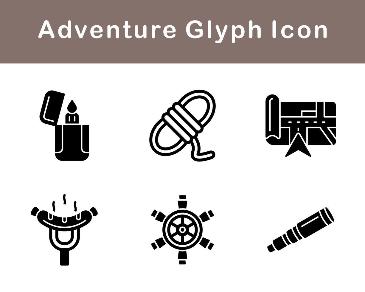 Adventure Vector Icon Set