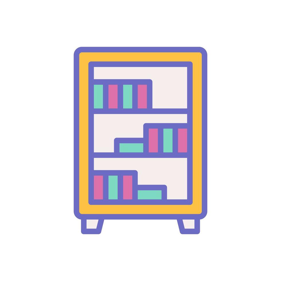 libro estante icono para tu sitio web diseño, logo, aplicación, ui vector