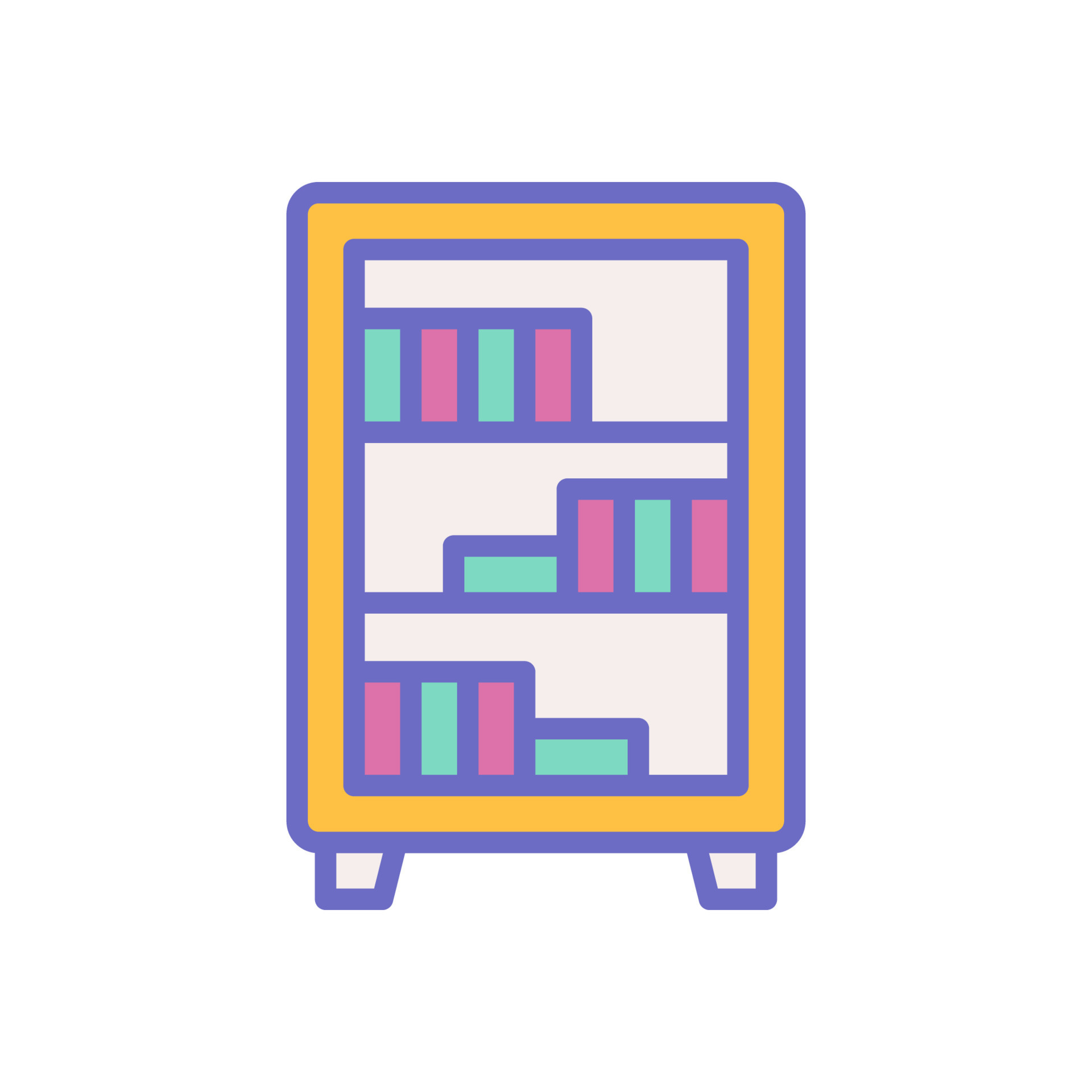 book shelf icon for your website design, logo, app, UI. 20267831 Vector