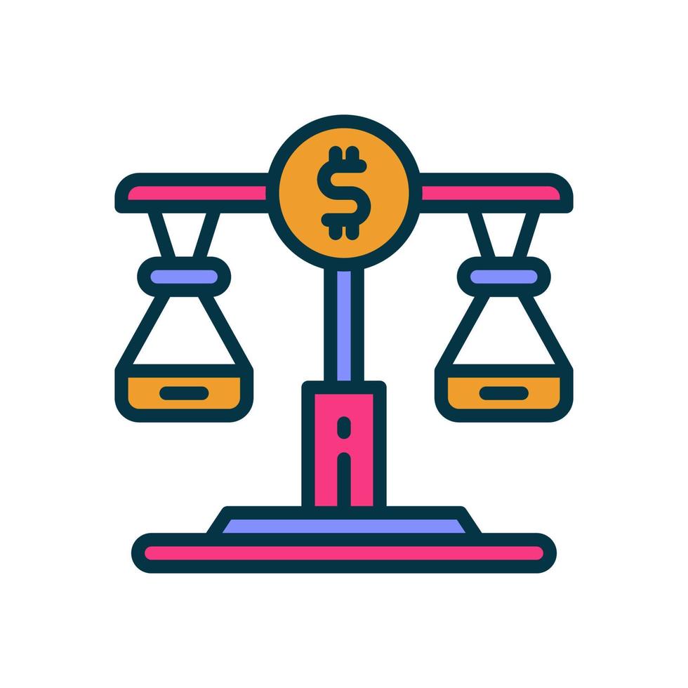 balance icon for your website, mobile, presentation, and logo design. vector