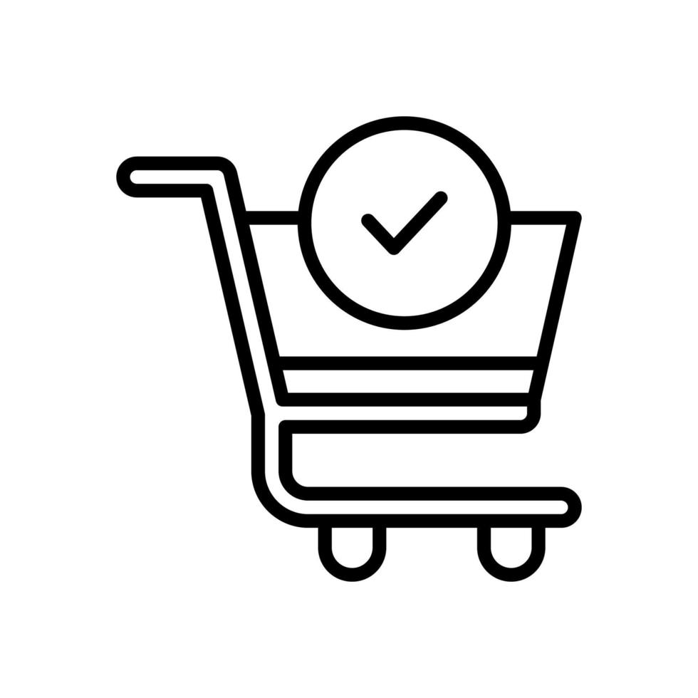 compras carro icono para tu sitio web diseño, logo, aplicación, ui vector