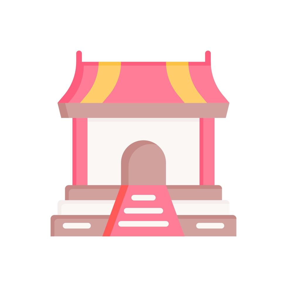 templo icono para tu sitio web diseño, logo, aplicación, ui vector