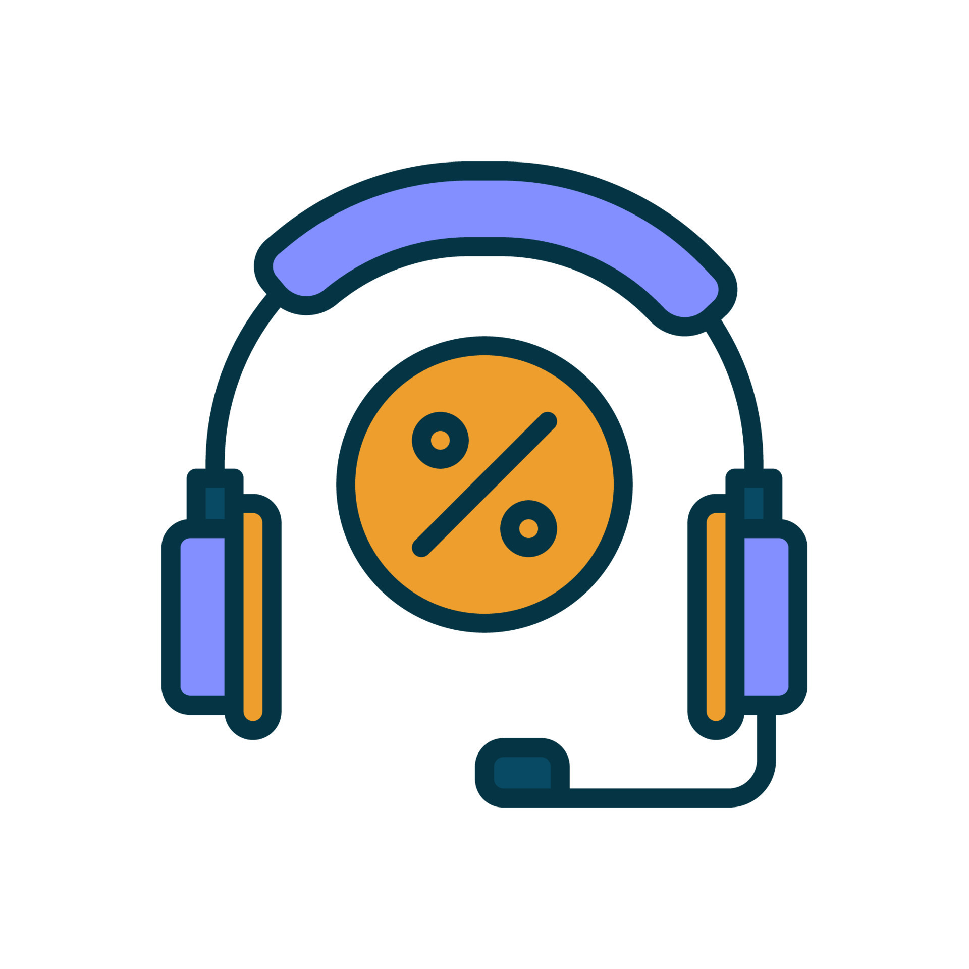 headphone icon for your website, mobile, presentation, and logo design