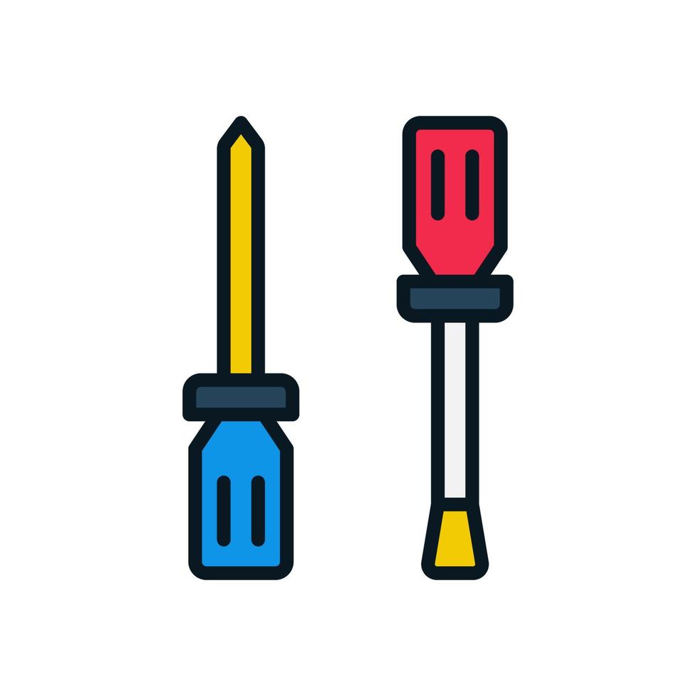 screwdriver icon for your website design, logo, app, UI. vector