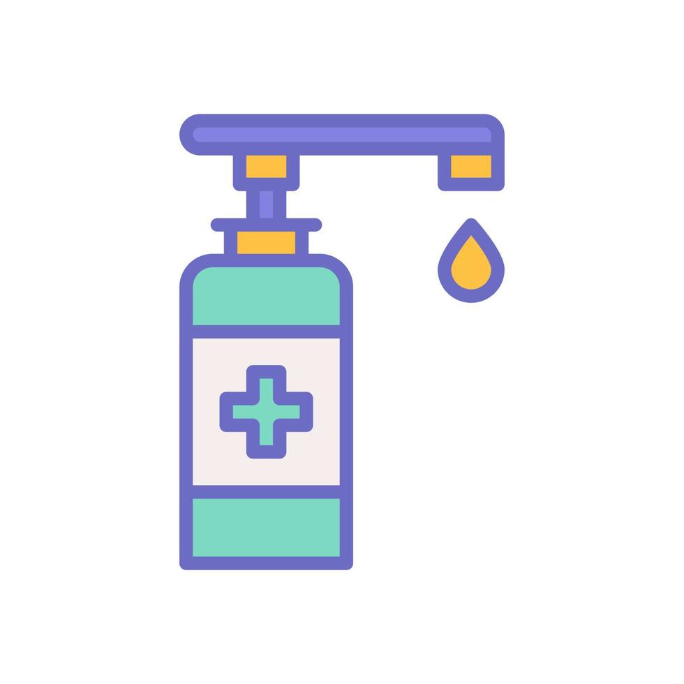 hand sanitizer icon for your website design, logo, app, UI. vector