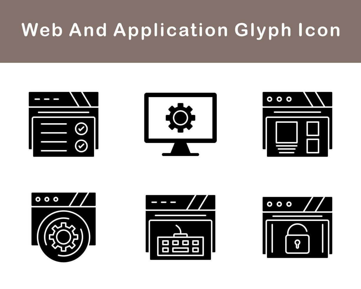 Web And Application Vector Icon Set