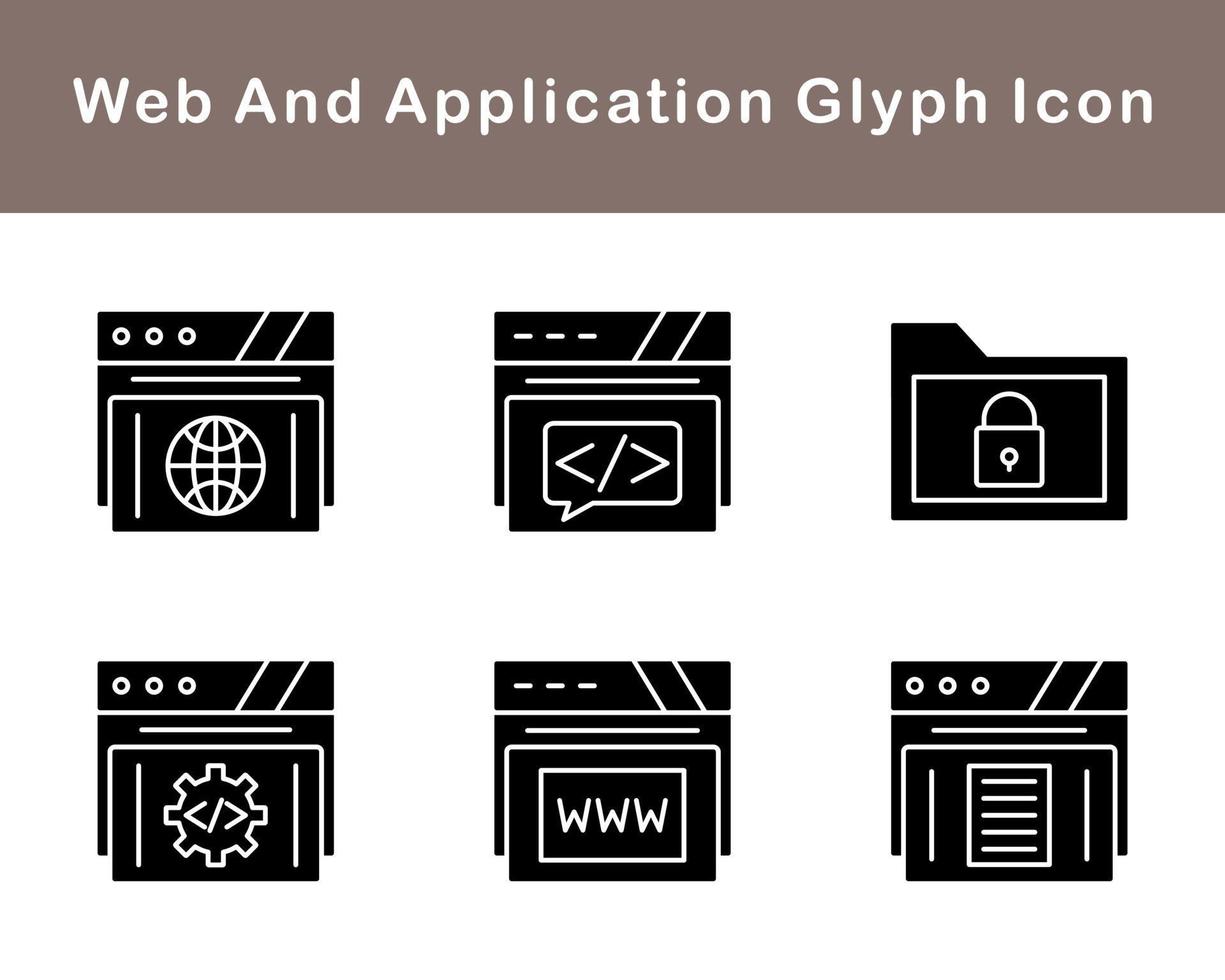 Web And Application Vector Icon Set