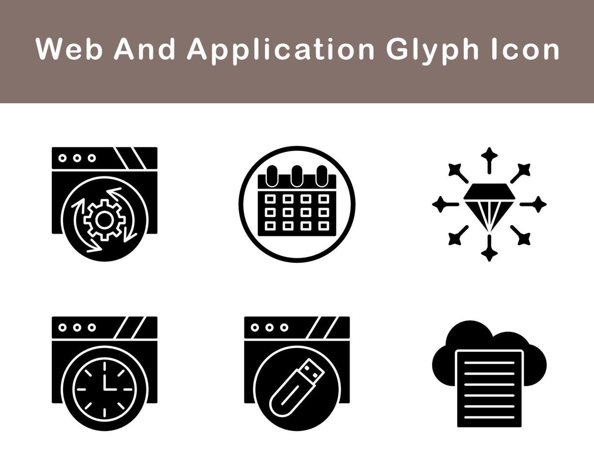 Web And Application Vector Icon Set