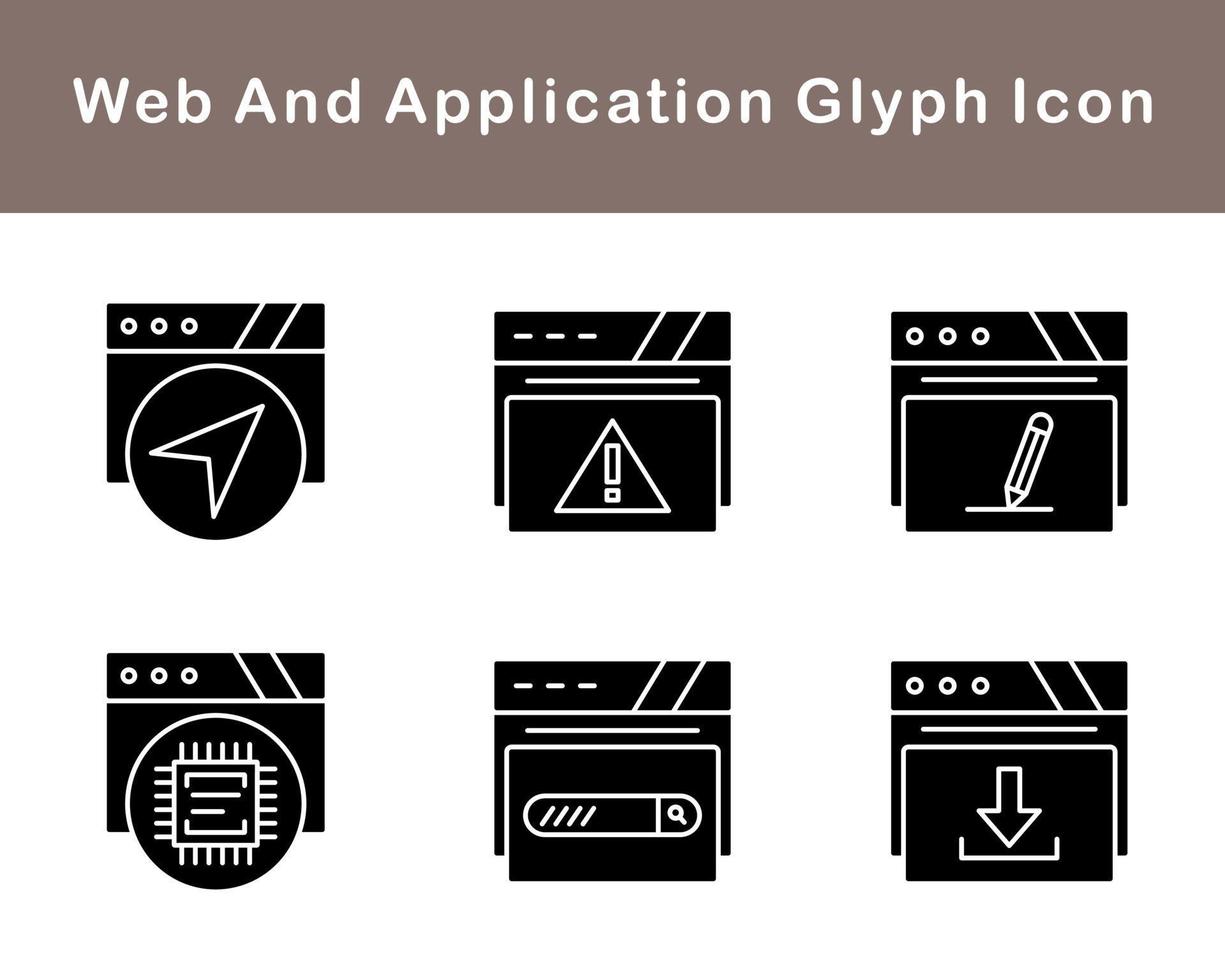 Web And Application Vector Icon Set