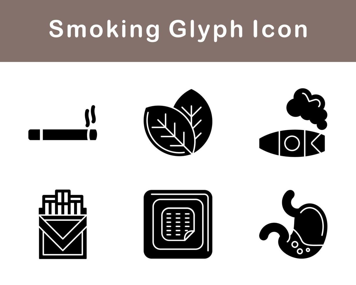 Smoking Vector Icon Set