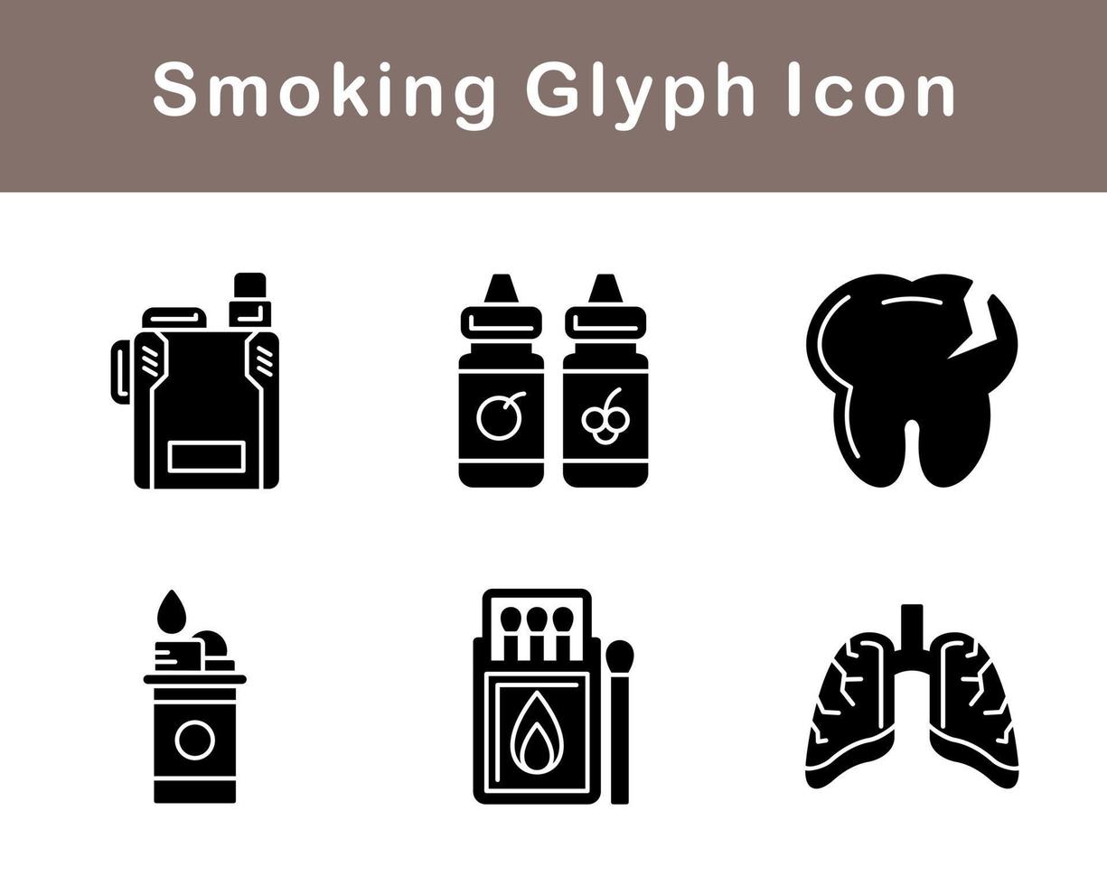 Smoking Vector Icon Set