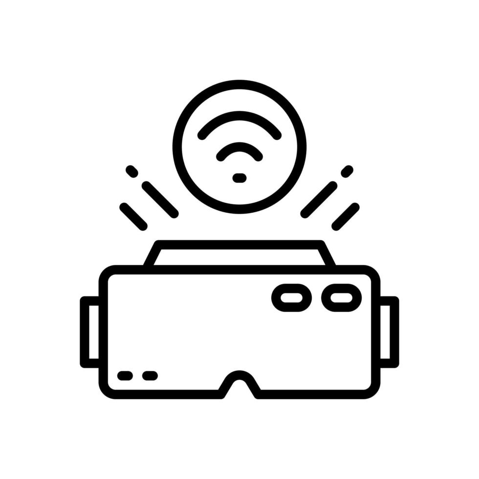 vr glasses icon for your website, mobile, presentation, and logo design. vector
