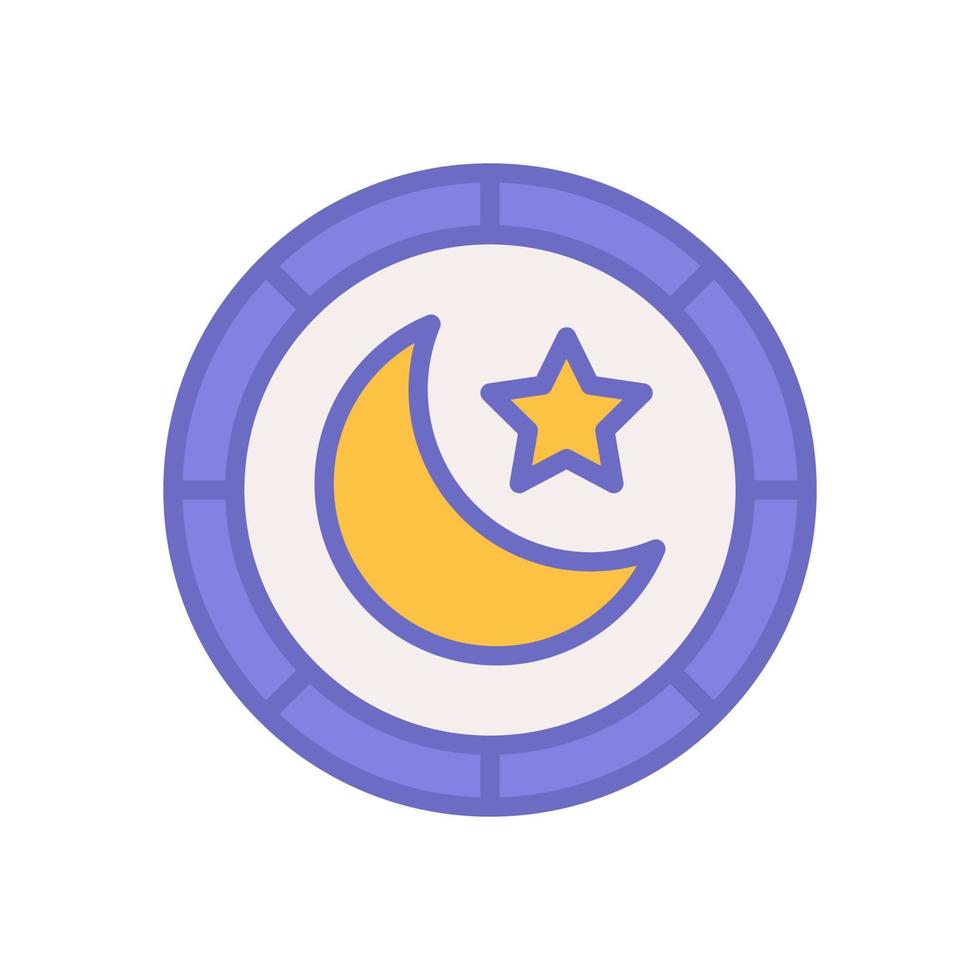 Luna estrella icono para tu sitio web diseño, logo, aplicación, ui vector