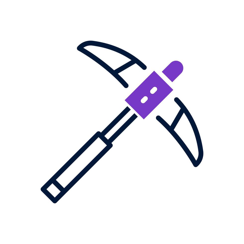 pickaxe icon for your website, mobile, presentation, and logo design. vector