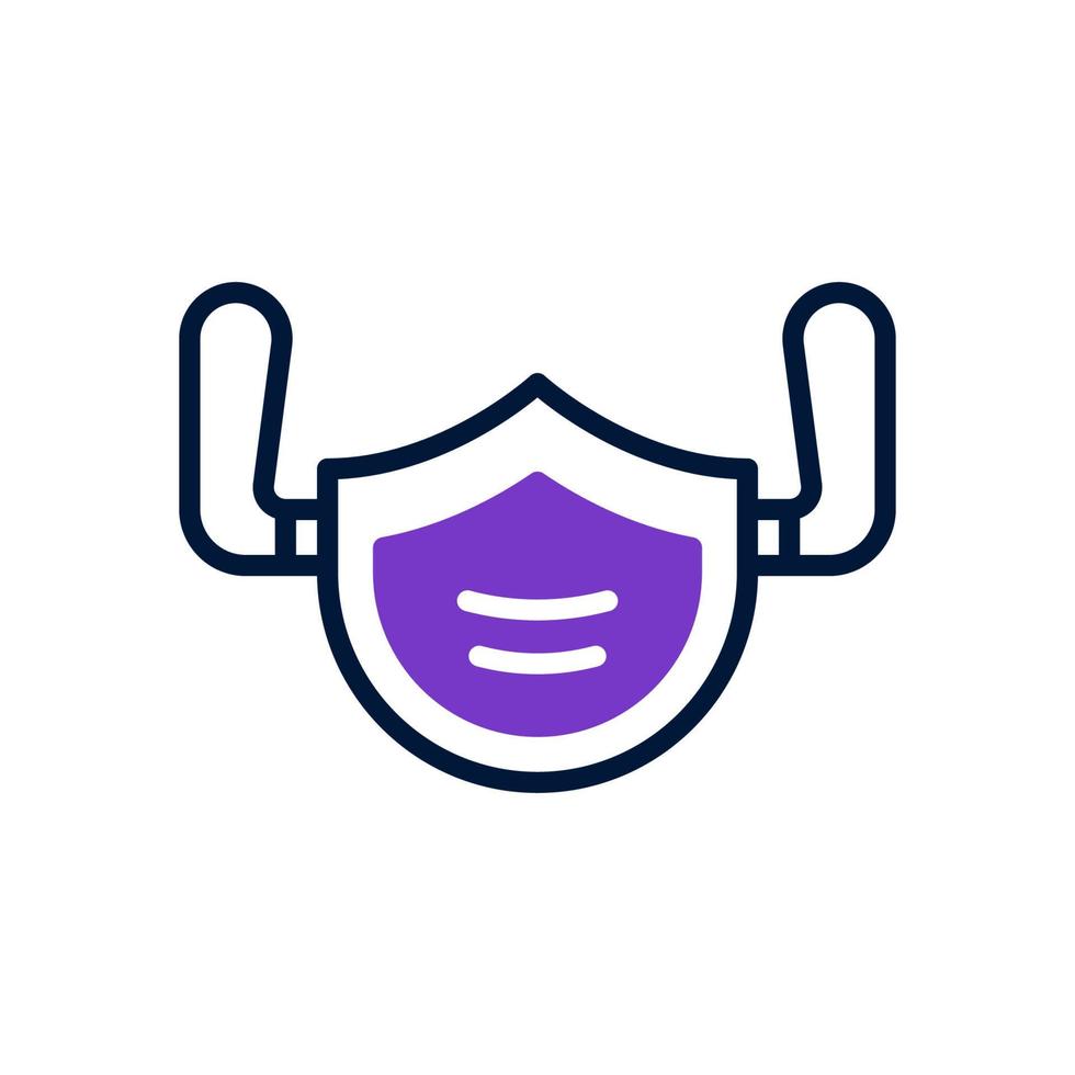 medical mask icon for your website design, logo, app, UI. vector