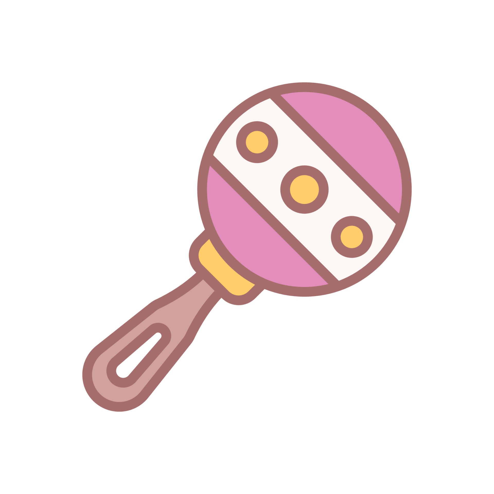 rattle icon for your website design, logo, app, UI. 20268217 Vector Art