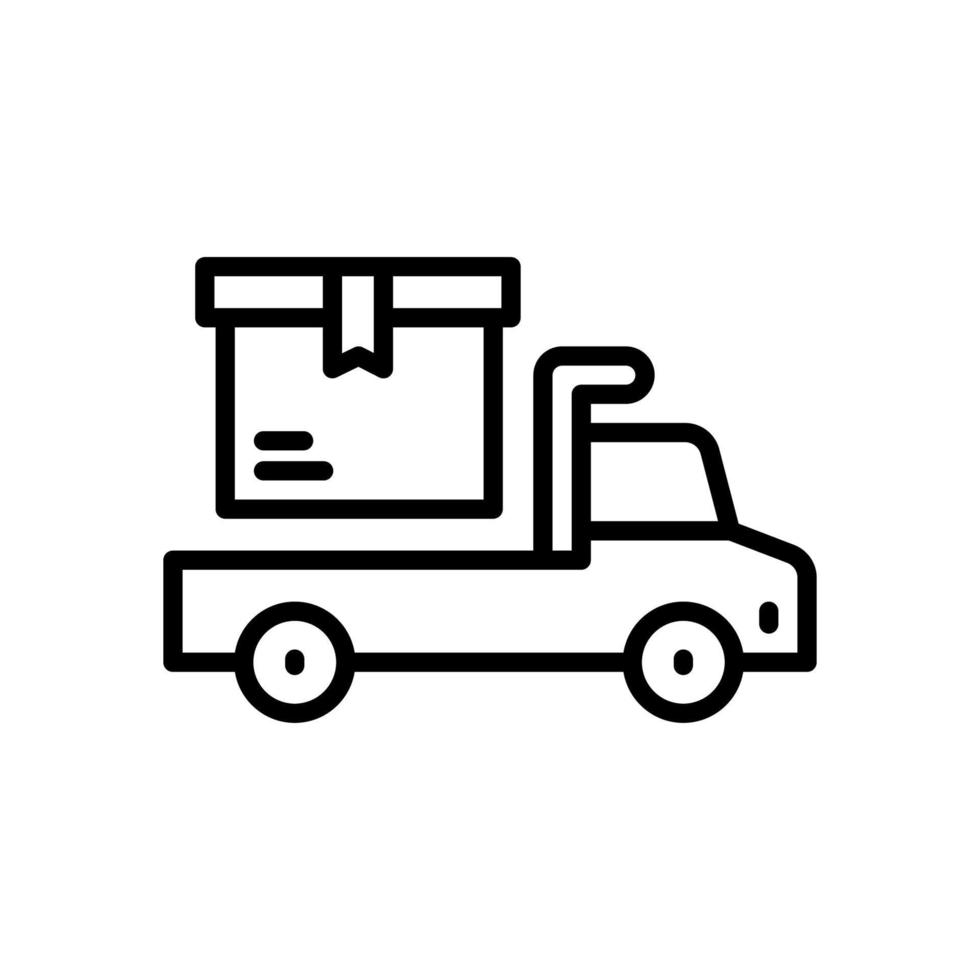 delivery truck icon for your website design, logo, app, UI. vector